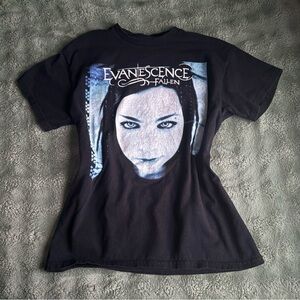 Evanescence Fallen Black Graphic T-Shirt